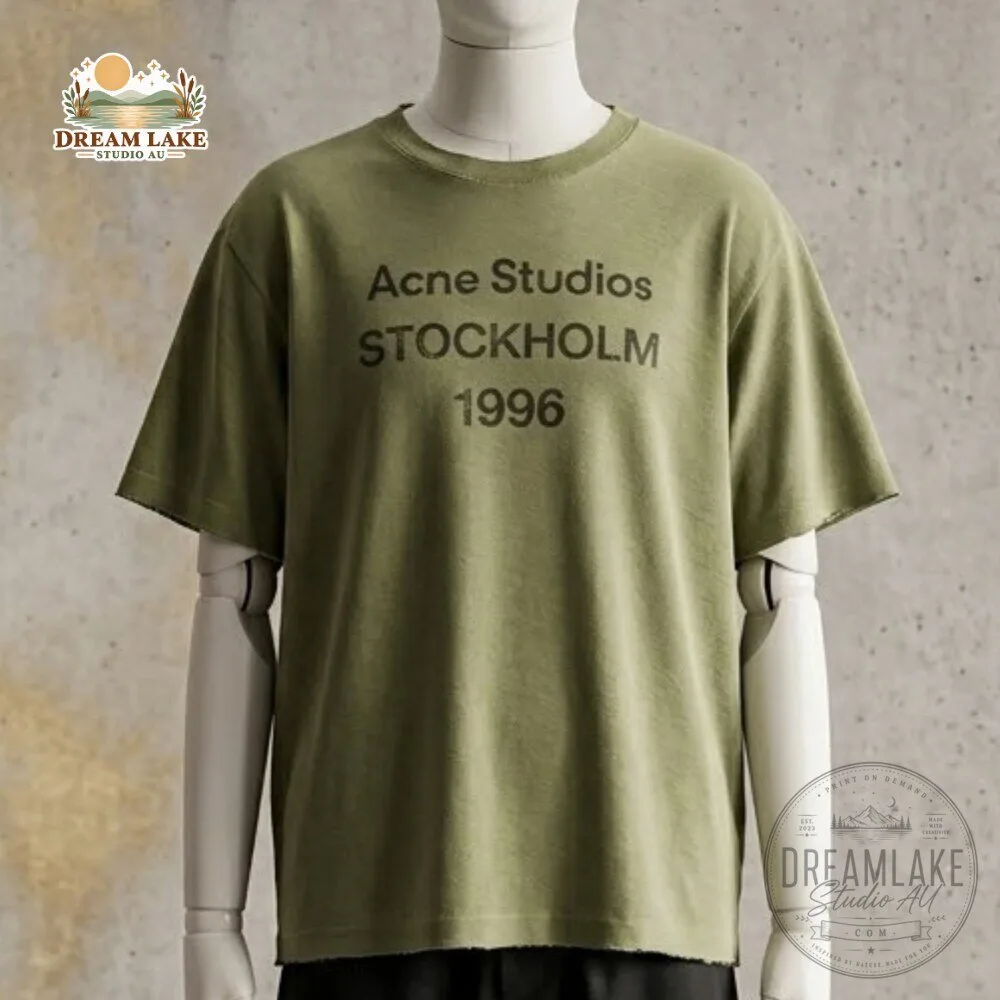 Acne Studios Olive Green Stockholm 1996 Shirt
