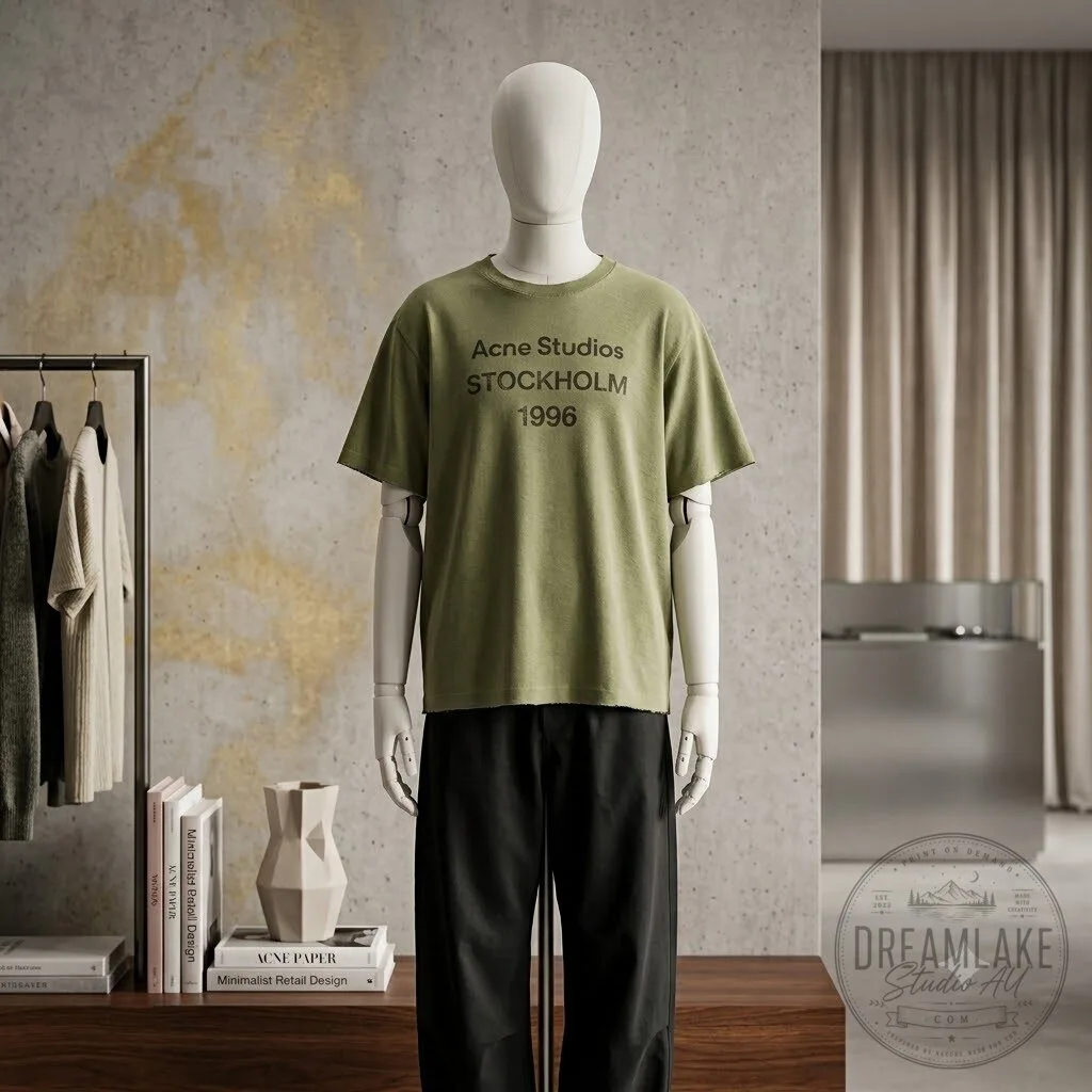 Acne Studios Olive Green Stockholm 1996 Shirt 9 Acne Studios Olive Green Stockholm 1996 Shirt